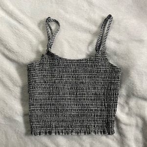 John Galt Gingham Crop Top